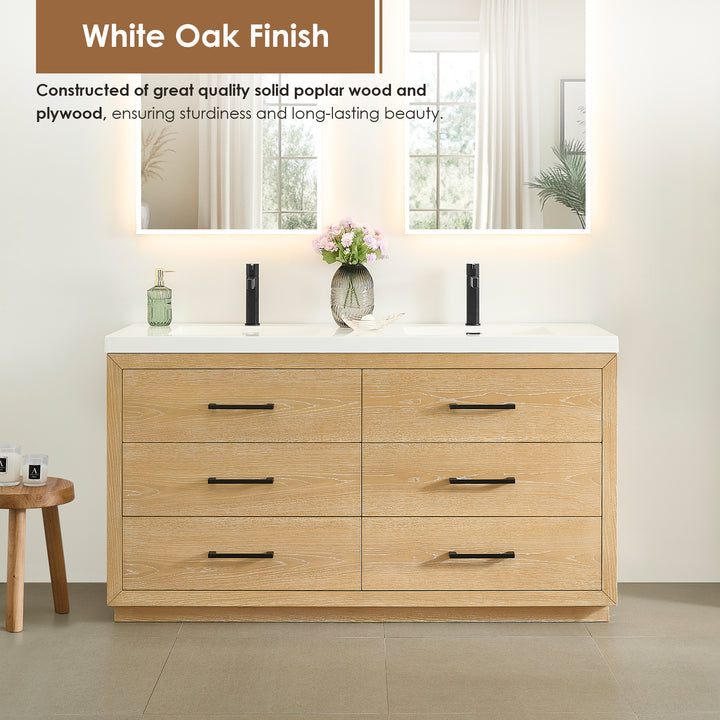 Sigrid 60" Double Bathroom Vanity