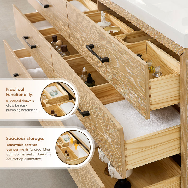 Sigrid 60" Double Bathroom Vanity