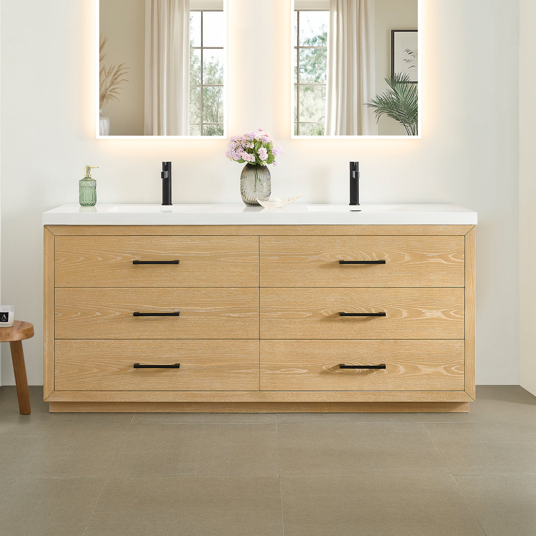 Sigrid 72" Double Bathroom Vanity