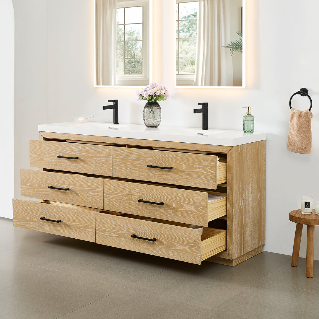 Sigrid 72" Double Bathroom Vanity