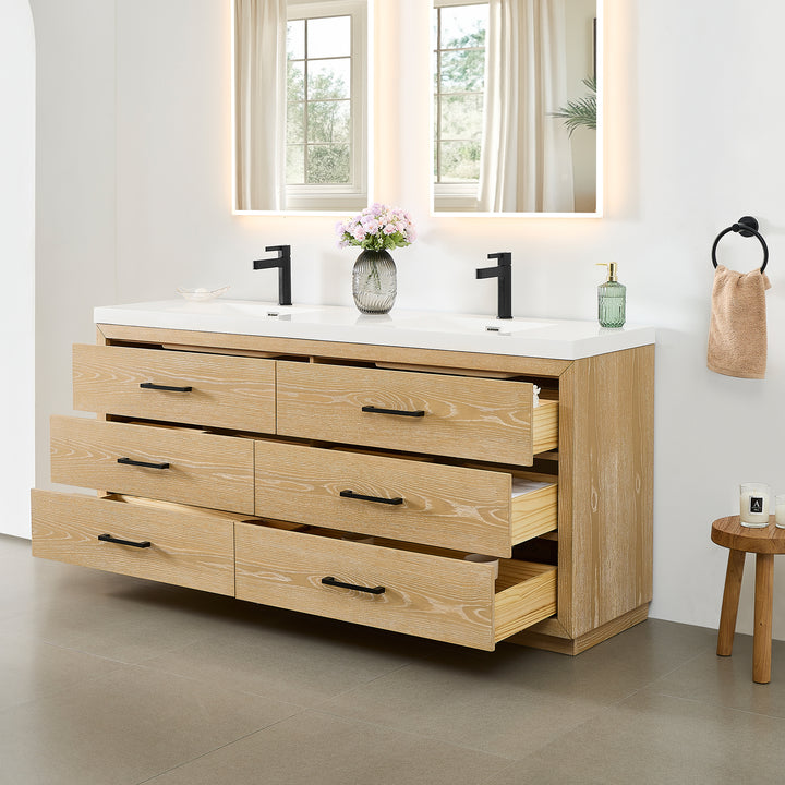 Sigrid 72" Double Bathroom Vanity