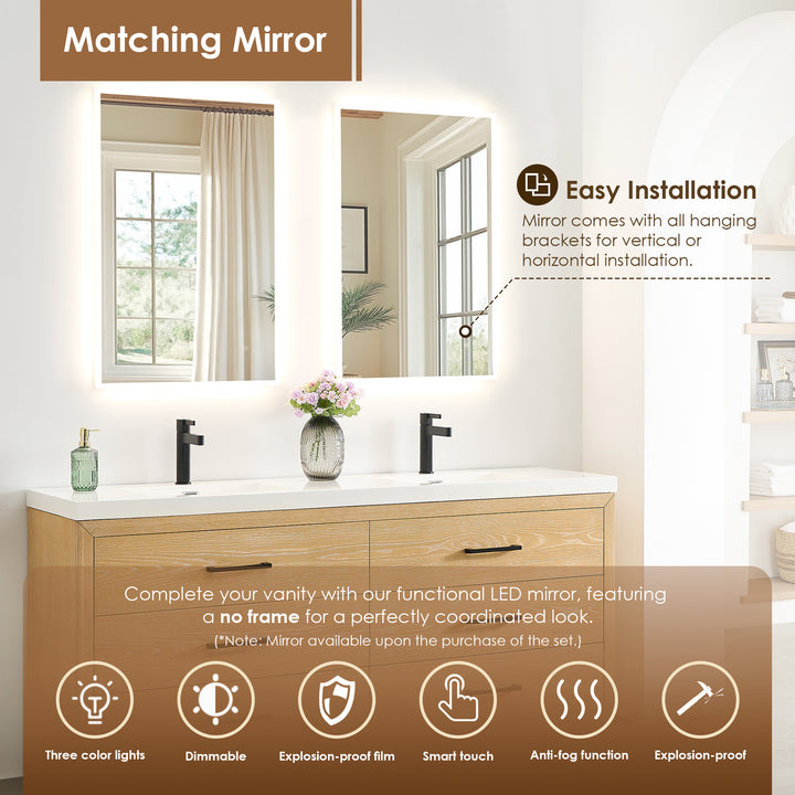 Sigrid 72" Double Bathroom Vanity