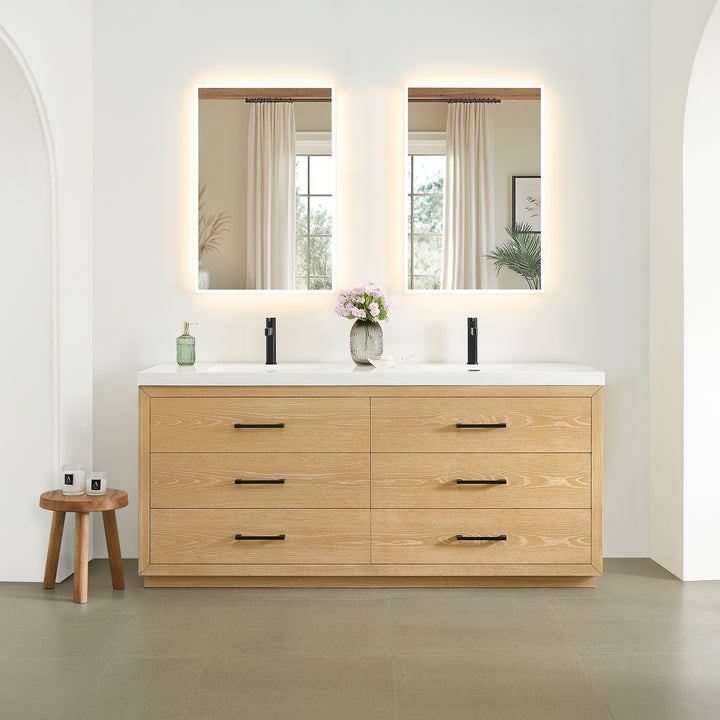 Sigrid 72" Double Bathroom Vanity