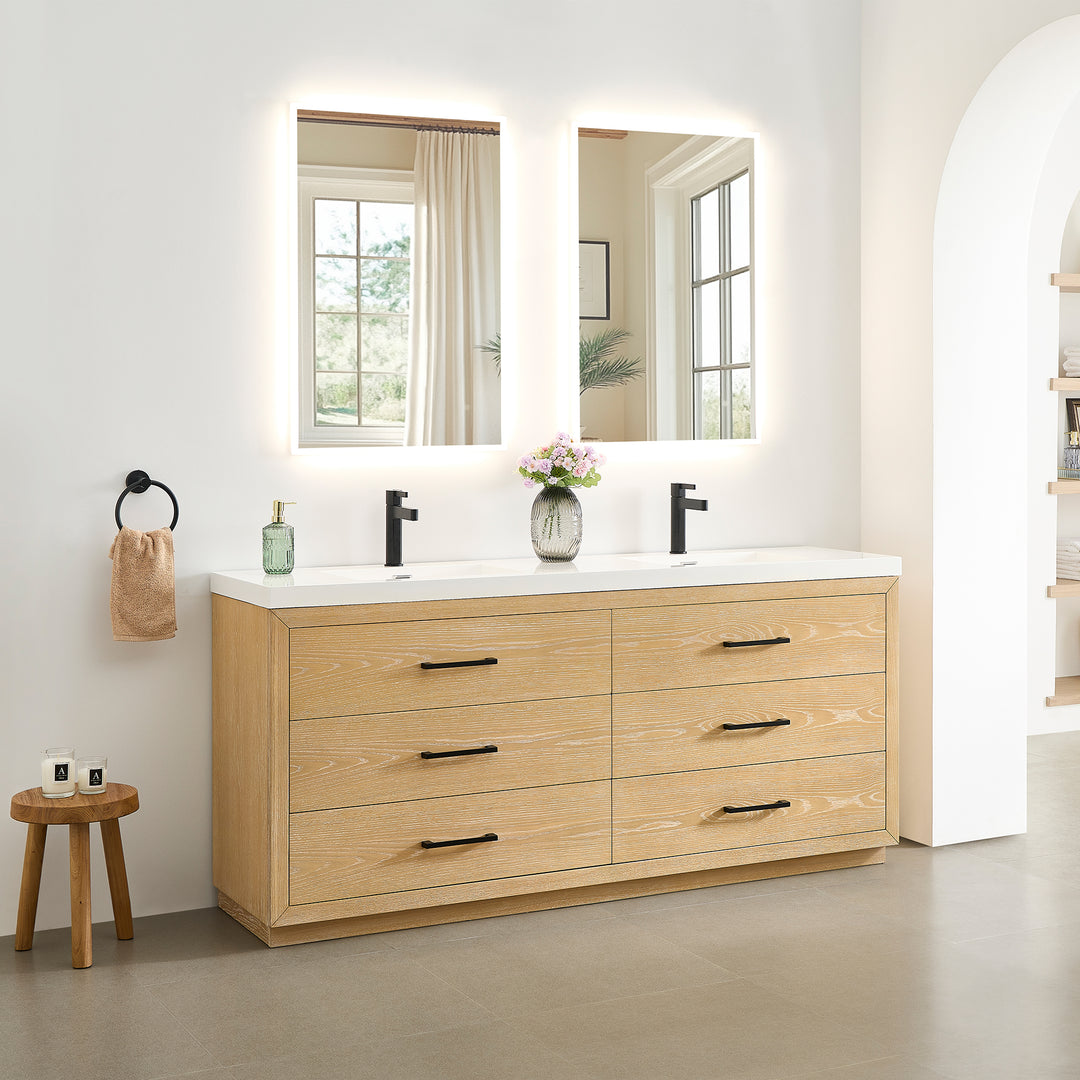 Sigrid 72" Double Bathroom Vanity