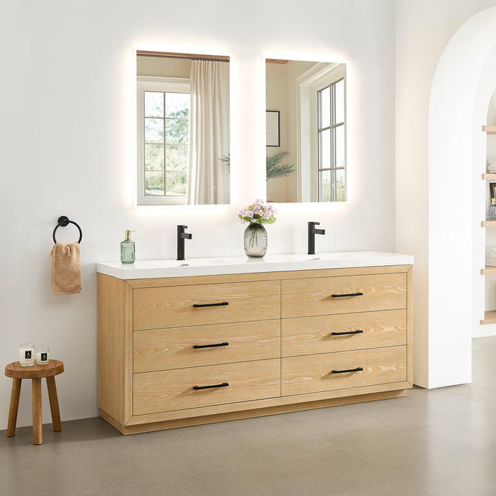 Sigrid 72" Double Bathroom Vanity