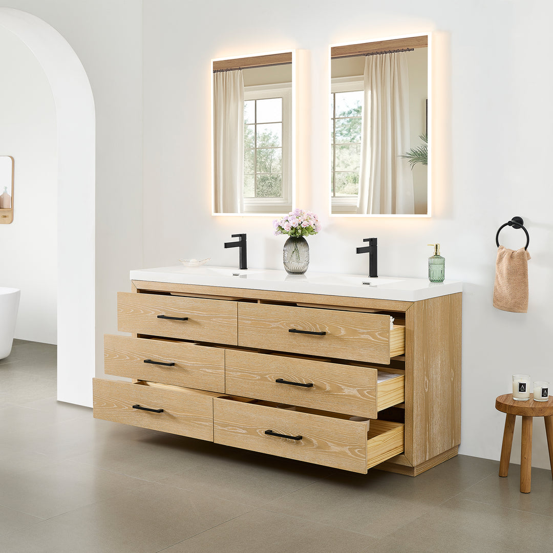 Sigrid 72" Double Bathroom Vanity