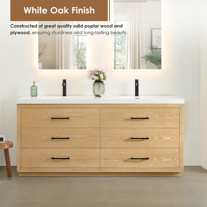 Sigrid 72" Double Bathroom Vanity