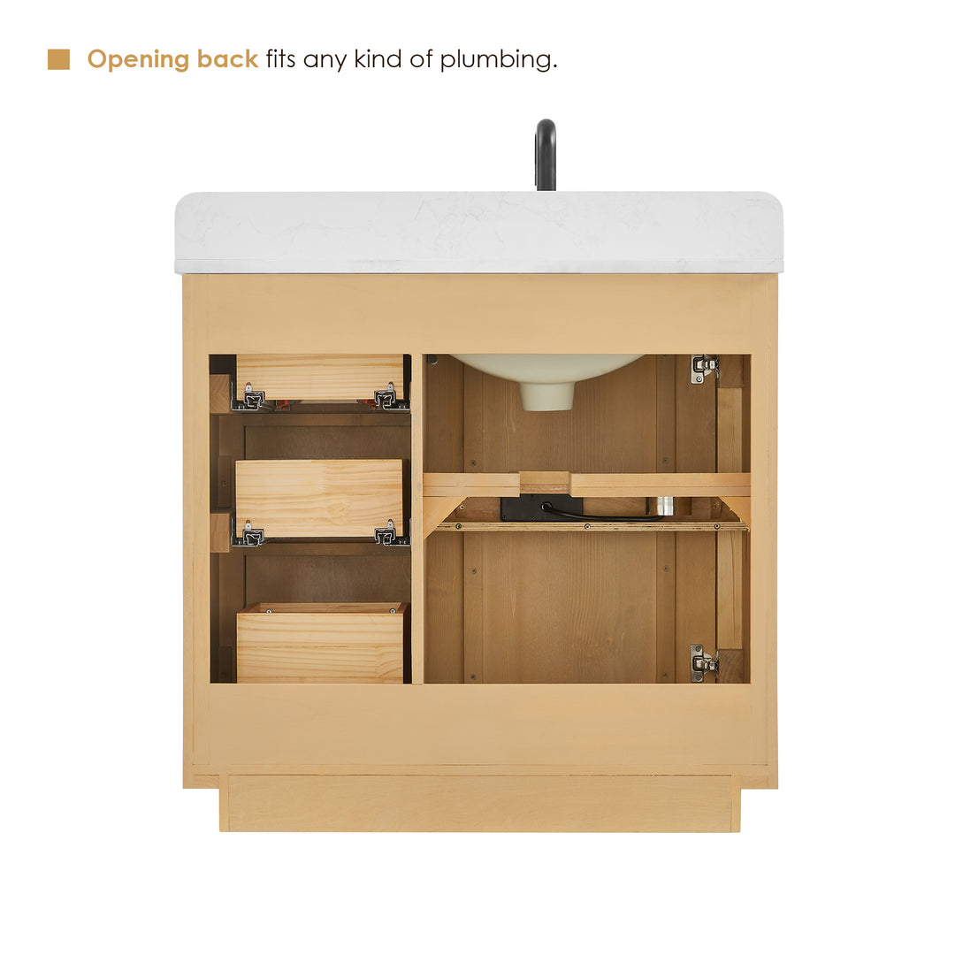 Clayton 36" Single Bathroom Vanity