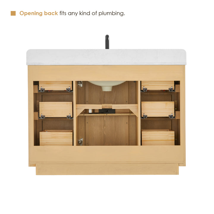 Clayton 48" Single Bathroom Vanity