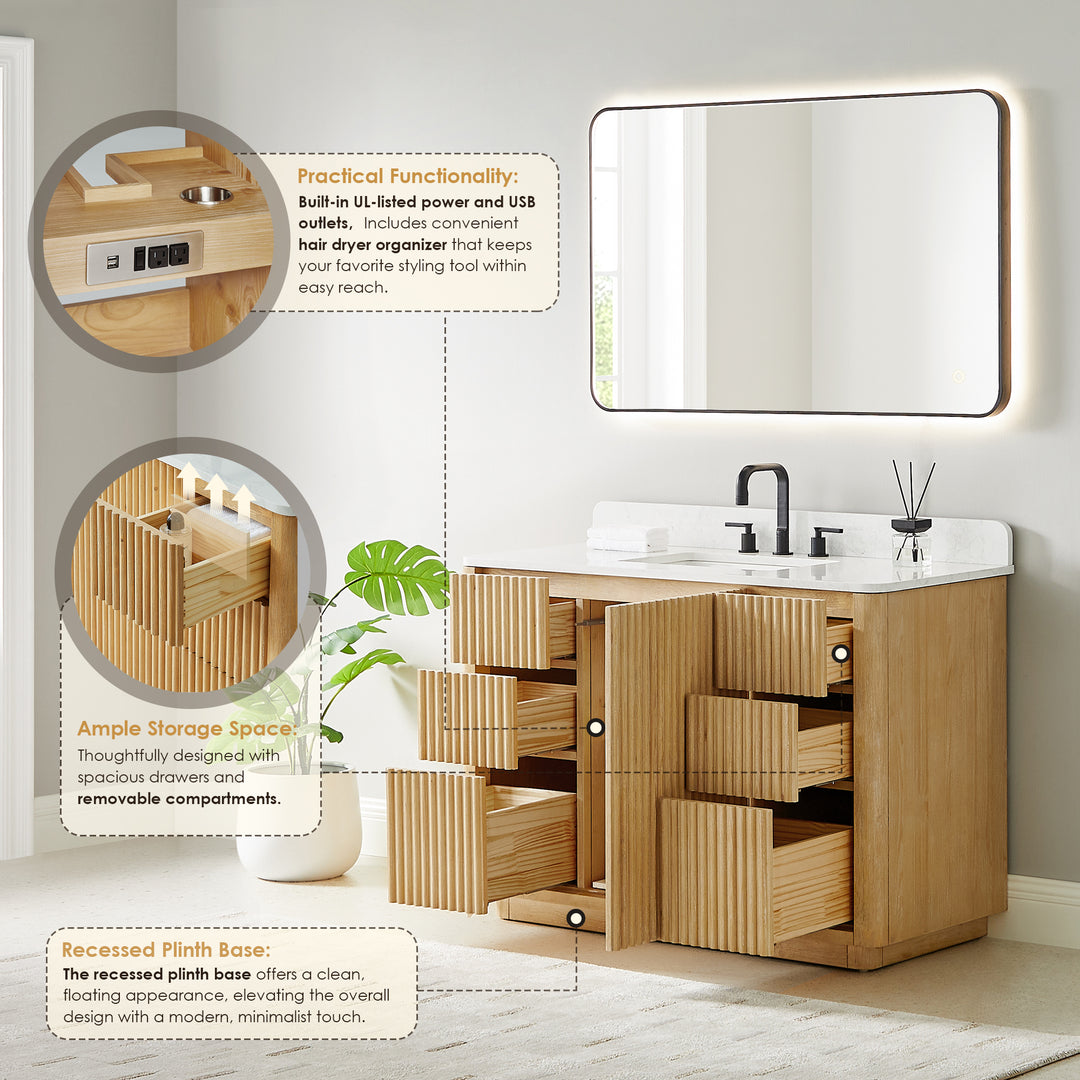 Clayton 48" Single Bathroom Vanity