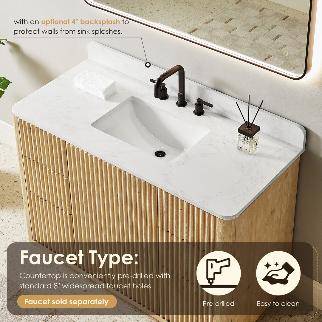 Clayton 48" Single Bathroom Vanity