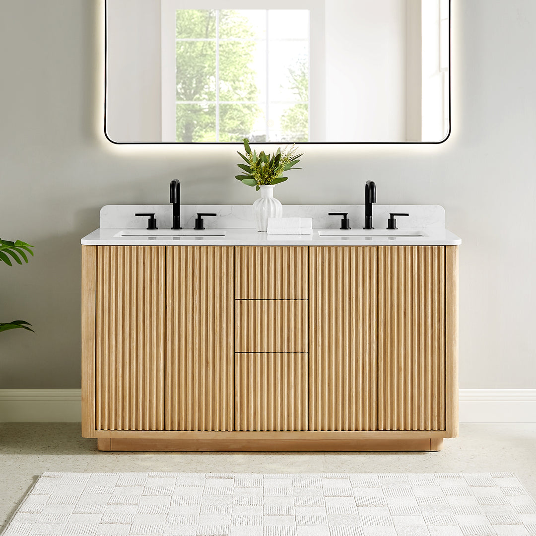 Clayton 60" Double Bathroom Vanity