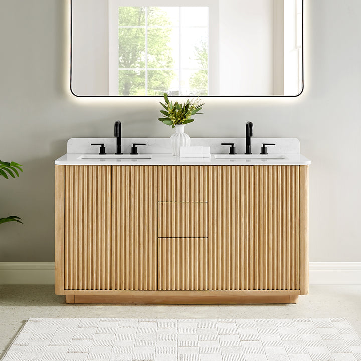 Clayton 60" Double Bathroom Vanity