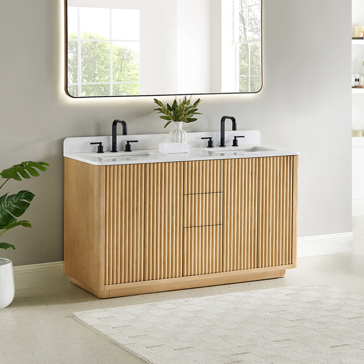 Clayton 60" Double Bathroom Vanity