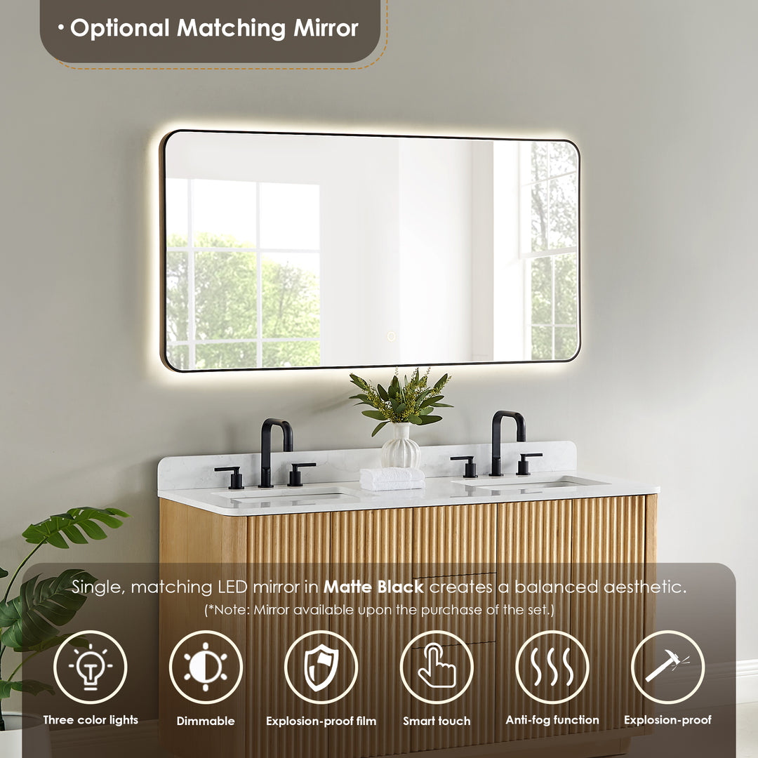 Clayton 60" Double Bathroom Vanity