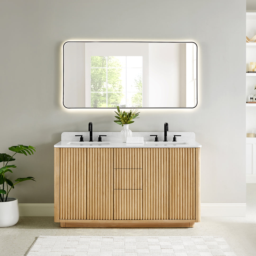 Clayton 60" Double Bathroom Vanity