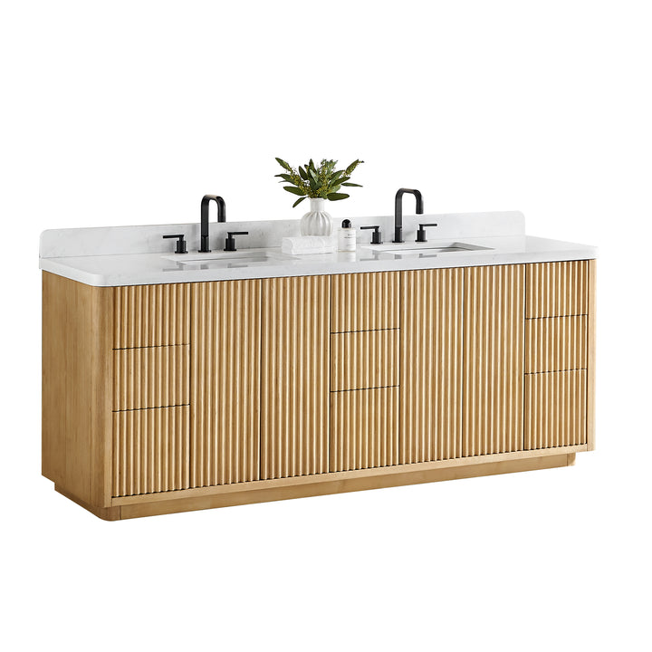 Clayton 84" Double Bathroom Vanity