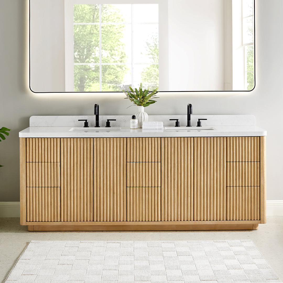 Clayton 84" Double Bathroom Vanity