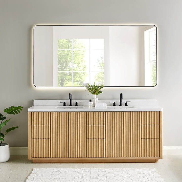Clayton 84" Double Bathroom Vanity