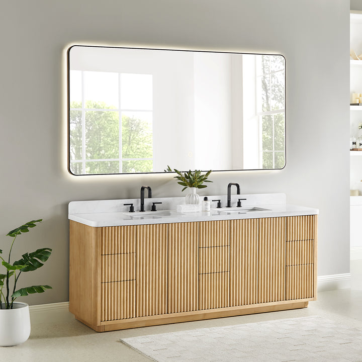 Clayton 84" Double Bathroom Vanity