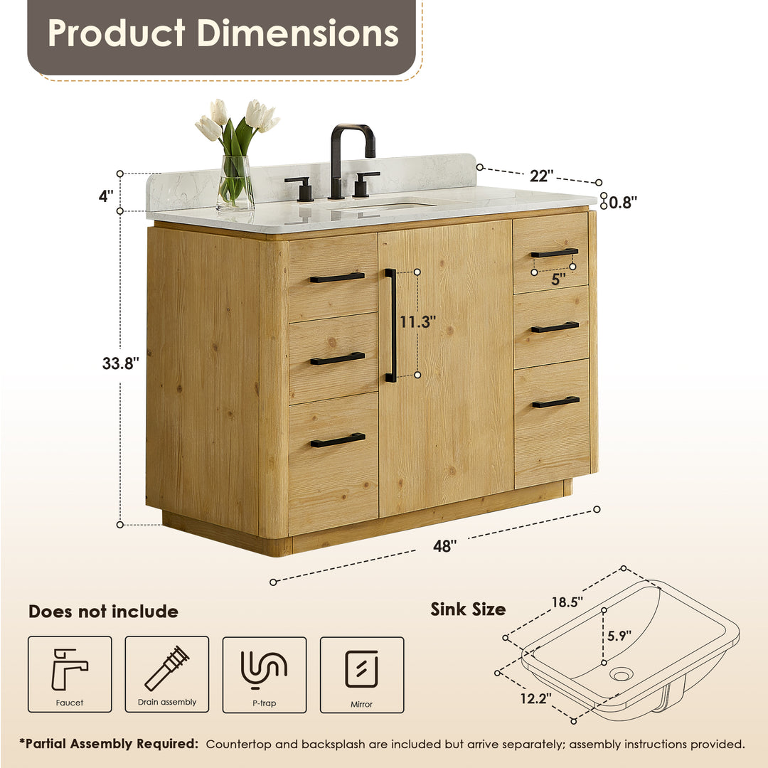 Serene 36" Single Bathroom Vanity