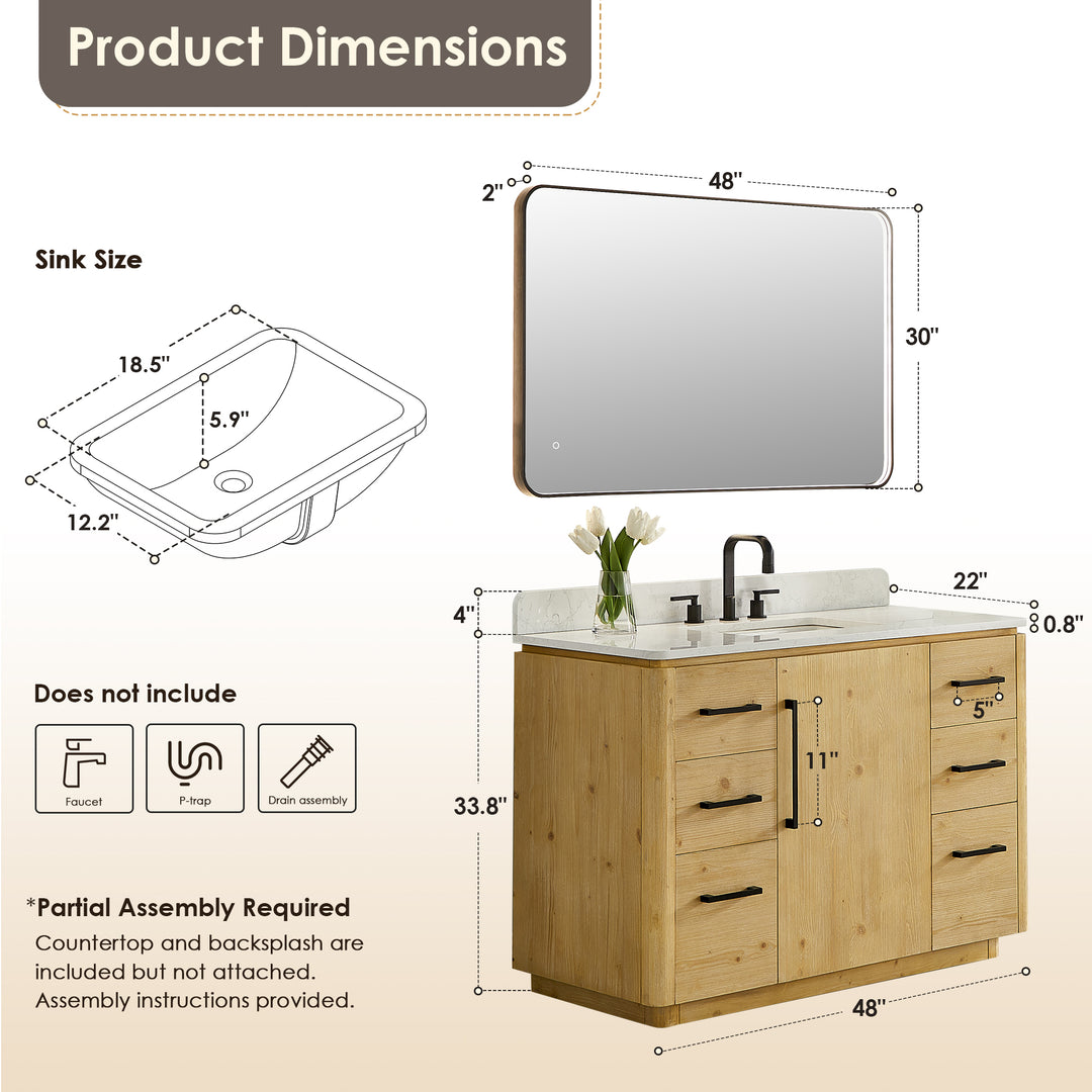 Serene 36" Single Bathroom Vanity