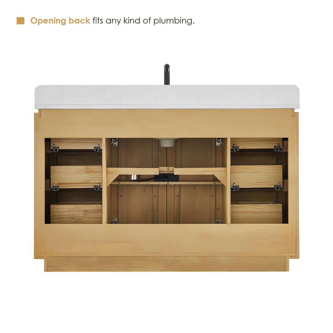 Serene 54" Single Bathroom Vanity