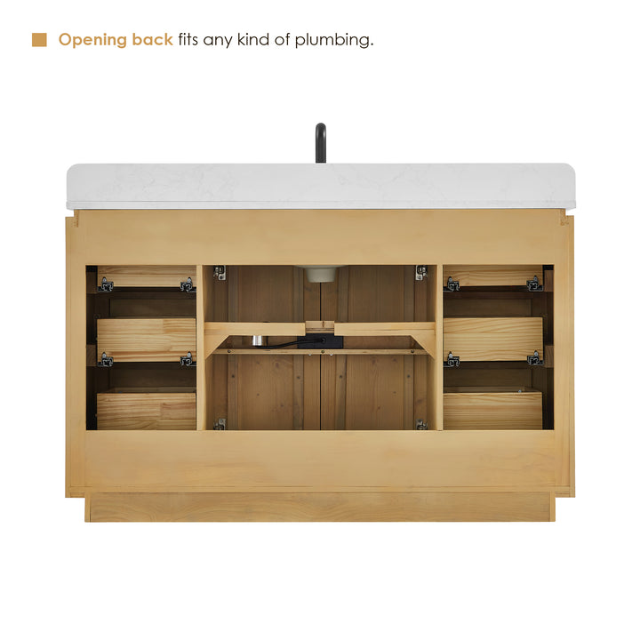 Serene 54" Single Bathroom Vanity