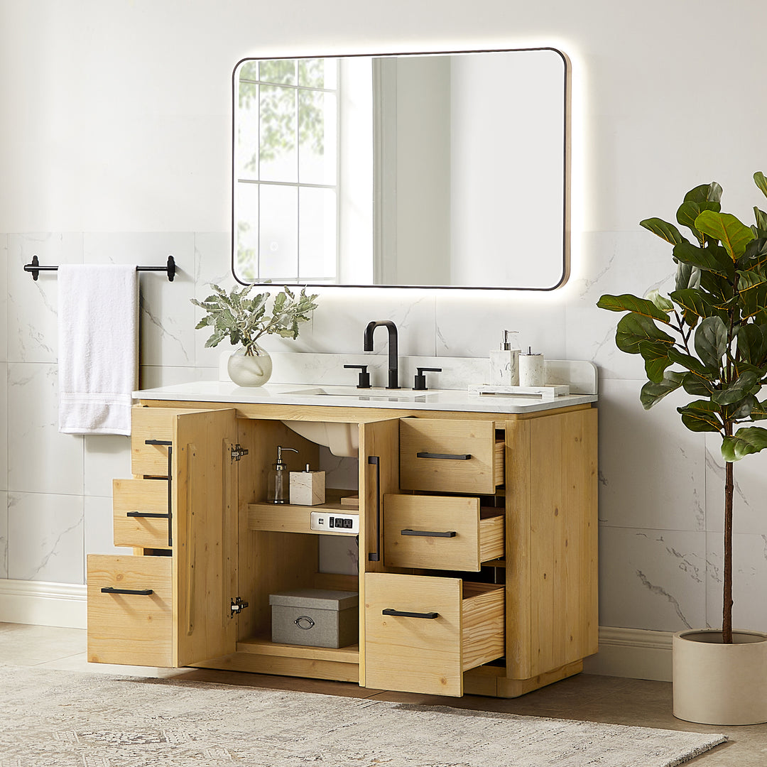 Serene 54" Single Bathroom Vanity