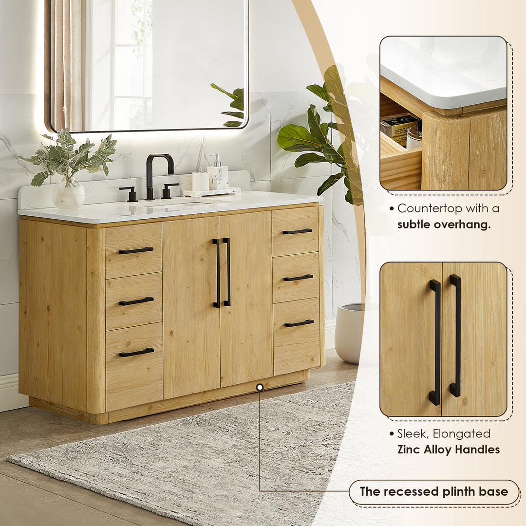 Serene 54" Single Bathroom Vanity