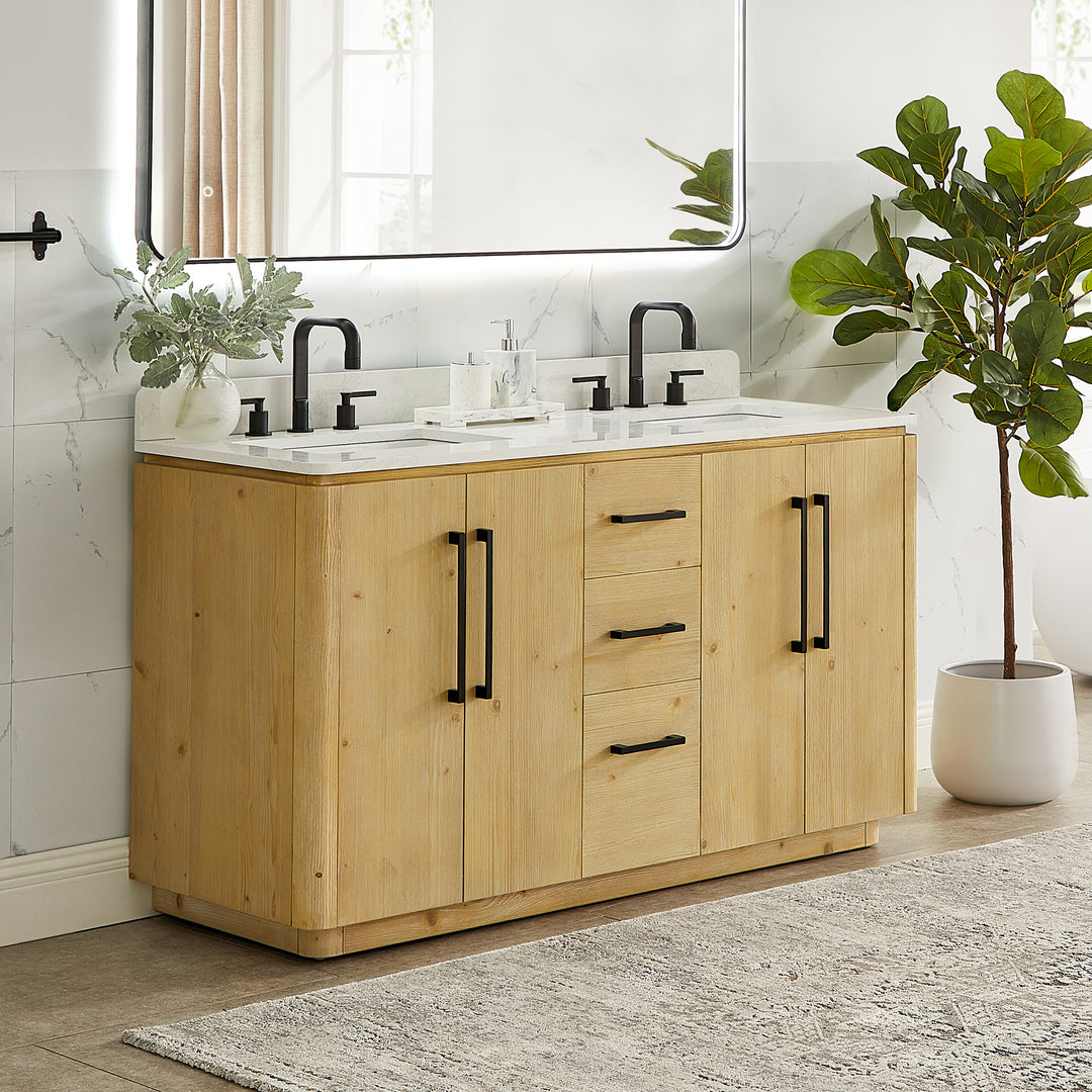 Serene 60" Double Bathroom Vanity