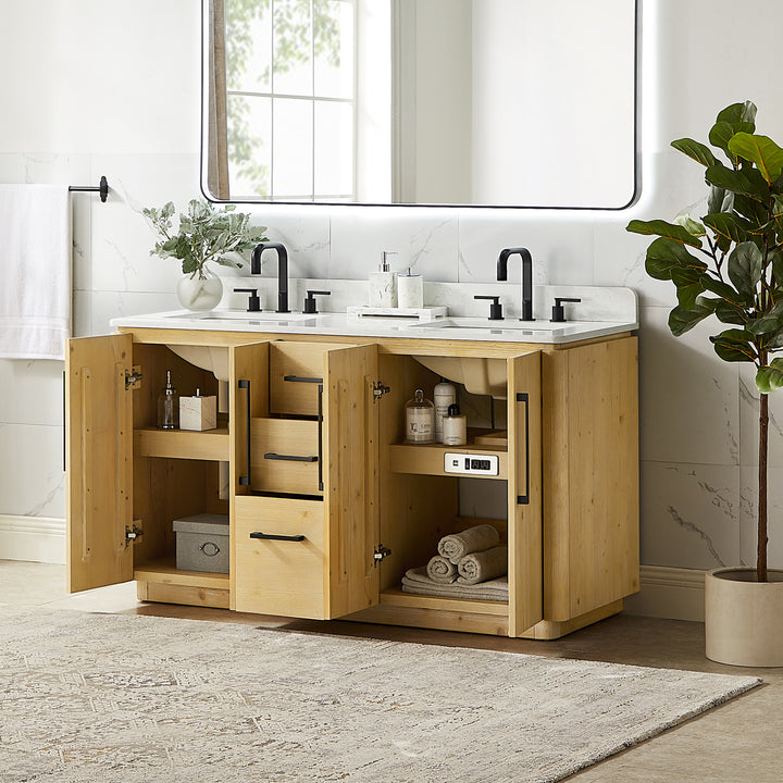 Serene 60" Double Bathroom Vanity