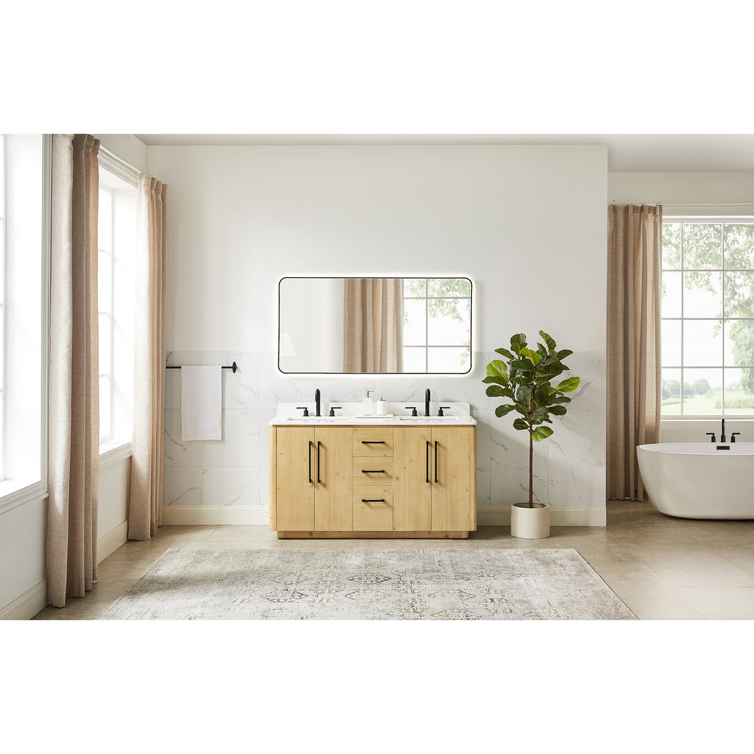 Serene 60" Double Bathroom Vanity