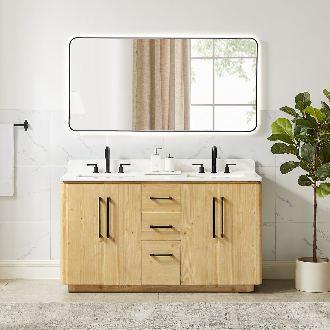Serene 60" Double Bathroom Vanity