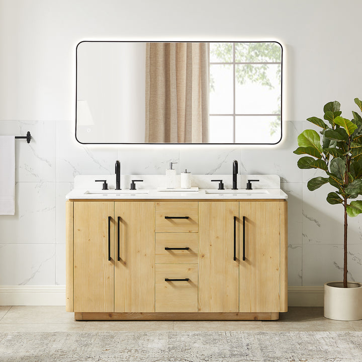 Serene 60" Double Bathroom Vanity
