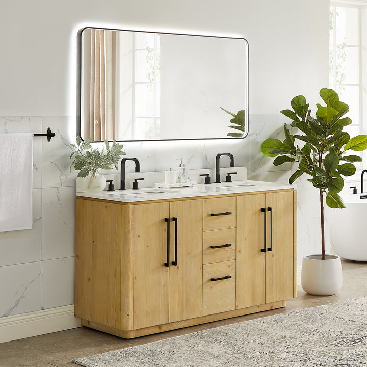 Serene 60" Double Bathroom Vanity