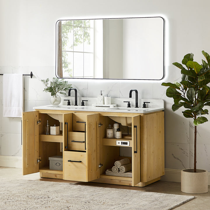 Serene 60" Double Bathroom Vanity