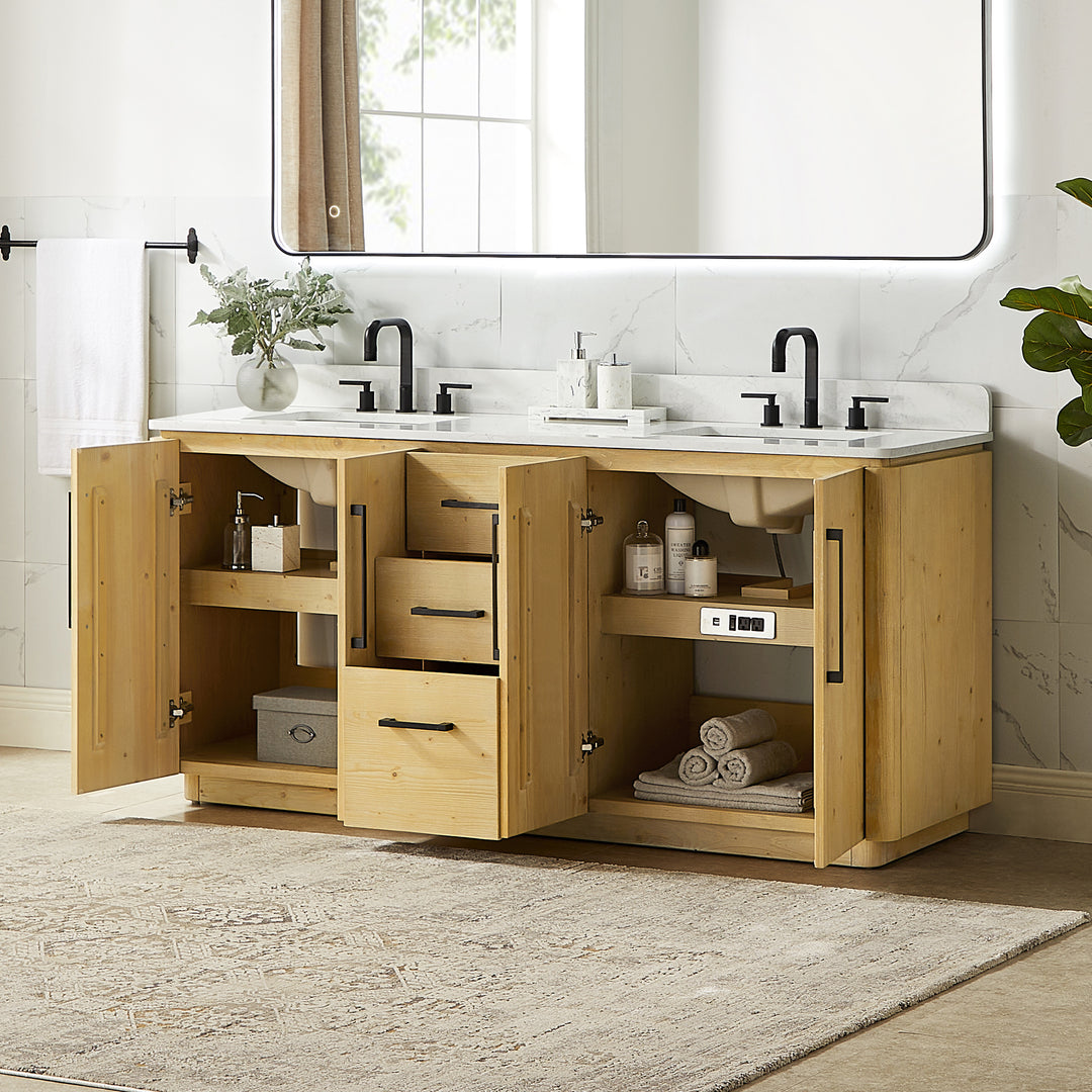 Serene 72" Double Bathroom Vanity