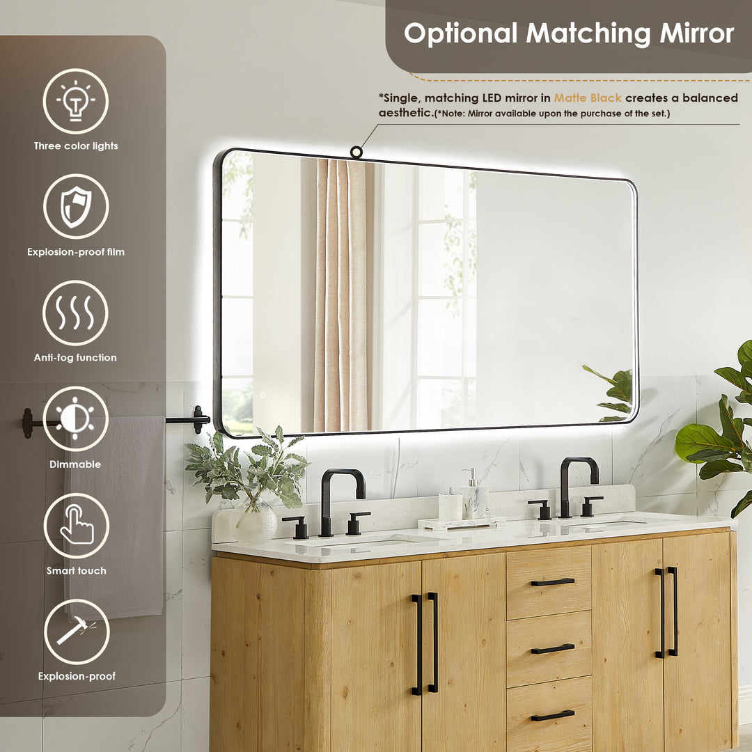 Serene 72" Double Bathroom Vanity