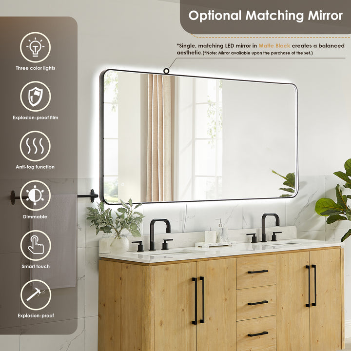 Serene 72" Double Bathroom Vanity