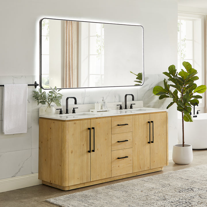 Serene 72" Double Bathroom Vanity