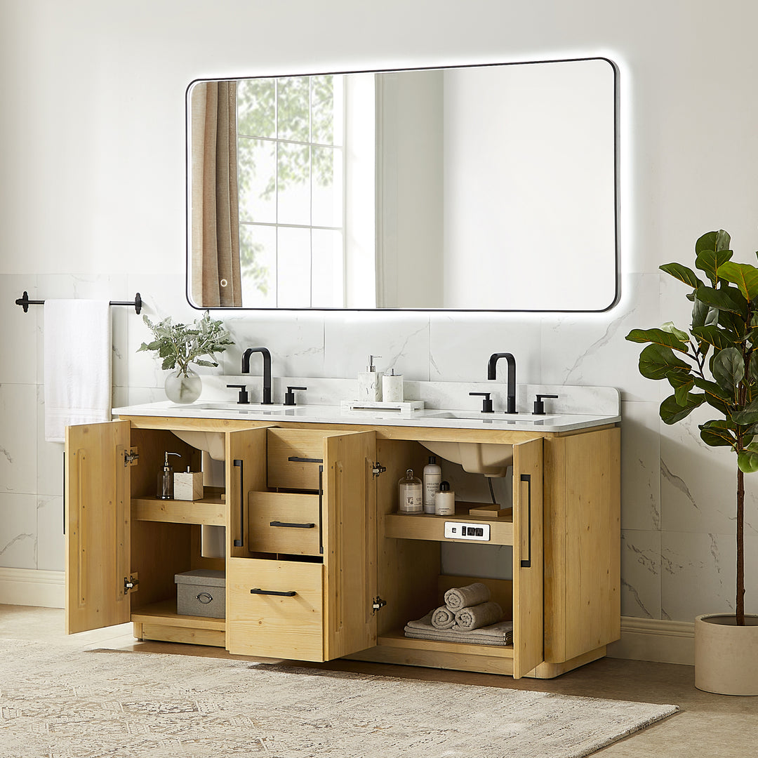 Serene 72" Double Bathroom Vanity