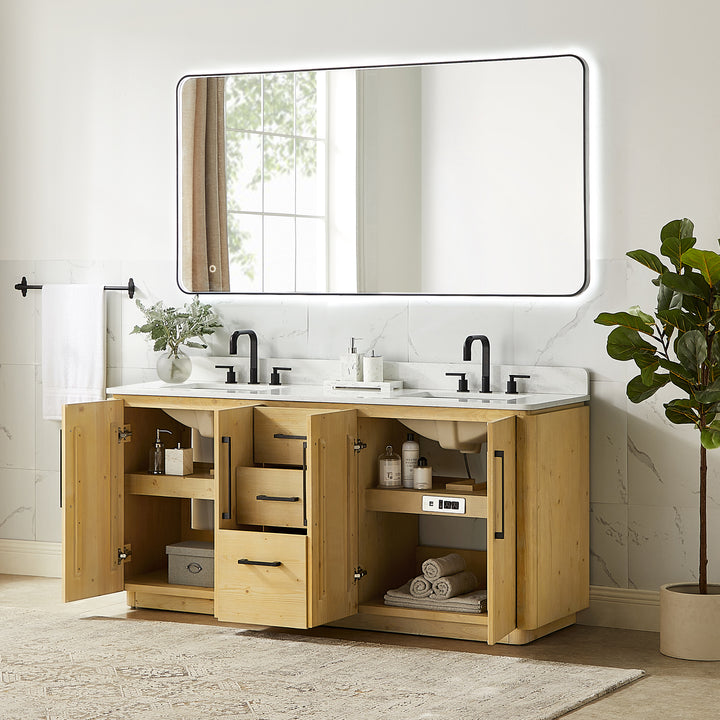 Serene 72" Double Bathroom Vanity