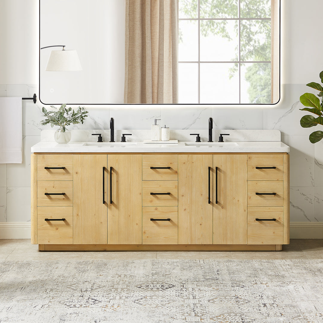 Serene 84" Double Bathroom Vanity