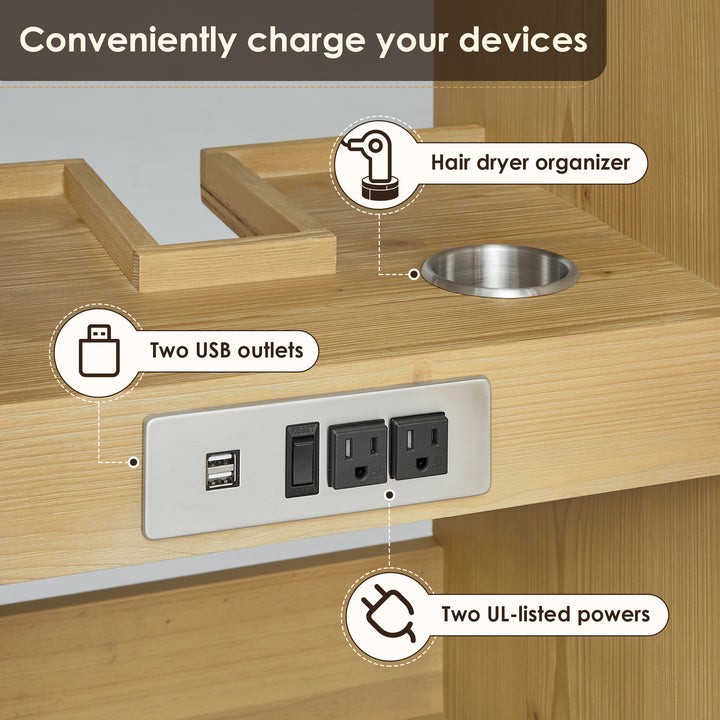 Serene 84" Double Bathroom Vanity