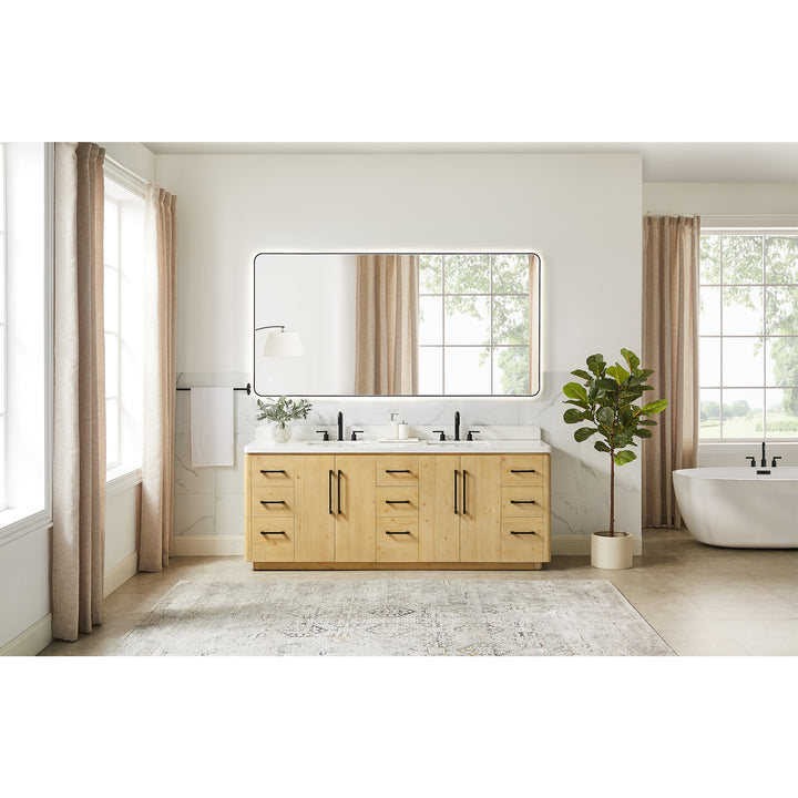 Serene 84" Double Bathroom Vanity