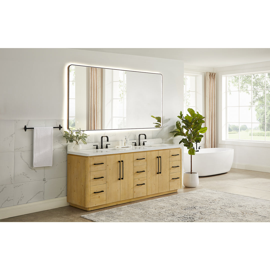 Serene 84" Double Bathroom Vanity