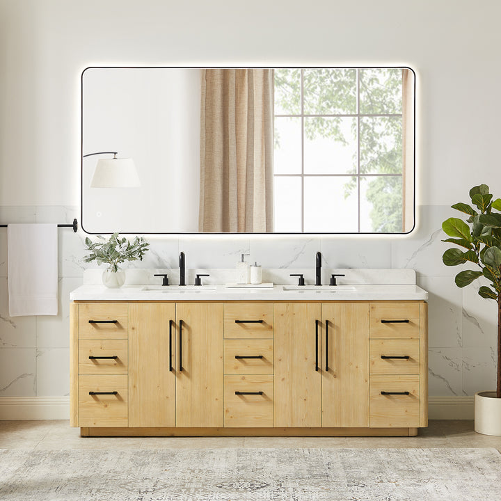 Serene 84" Double Bathroom Vanity