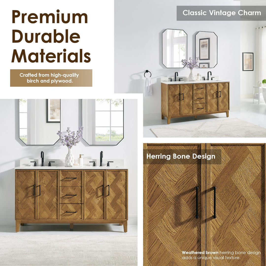 Clara 60" Double Bathroom Vanity