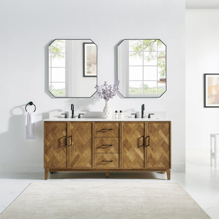 Clara 72" Double Bathroom Vanity